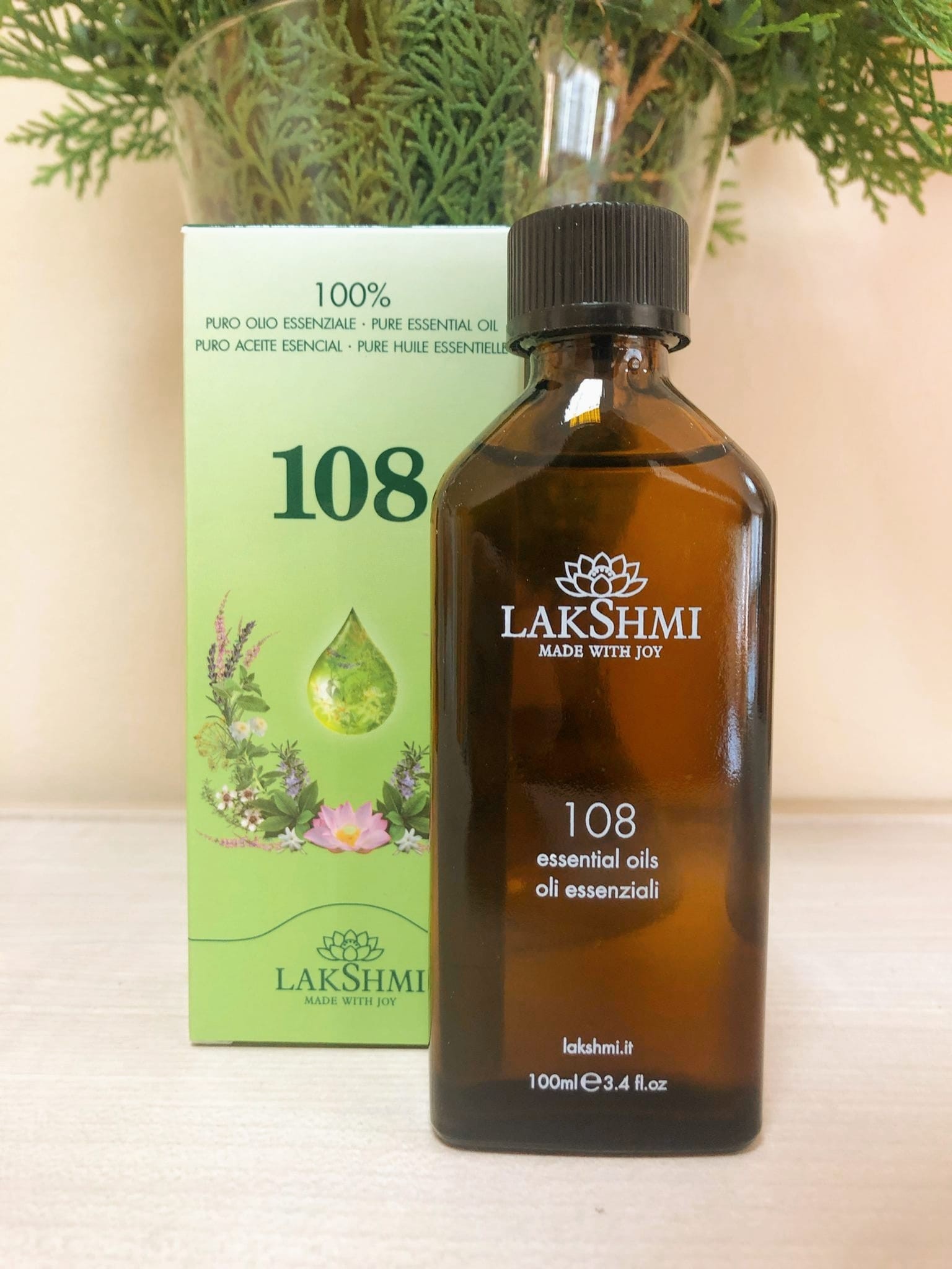 Sinergia 108 de aceites esenciales - Ayurveda Cosmetica